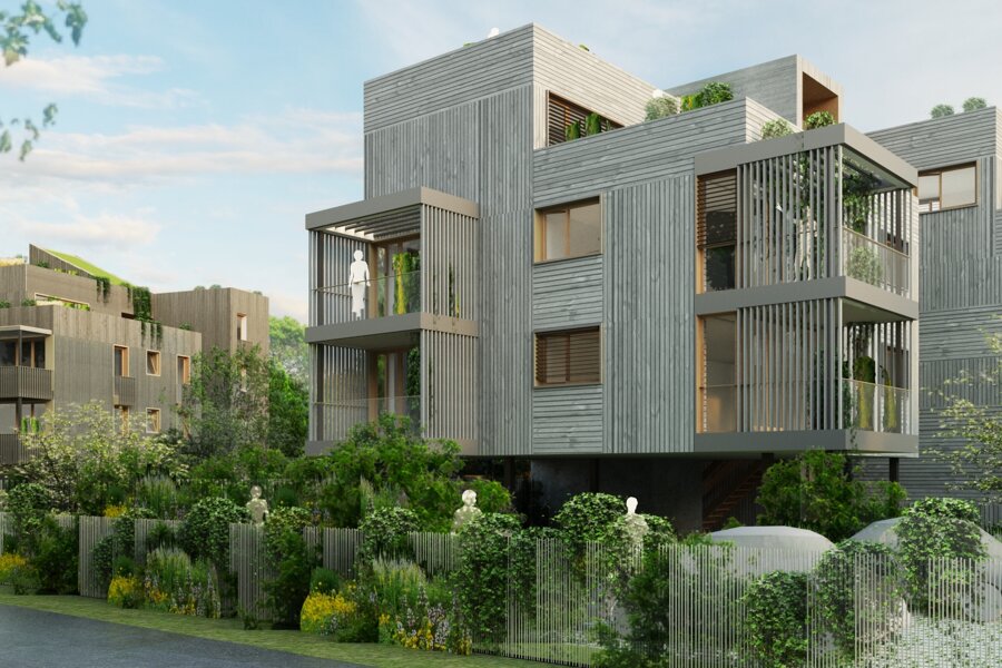 Projet 18 logements bio sourcés réalisé par un architecte Archidvisor