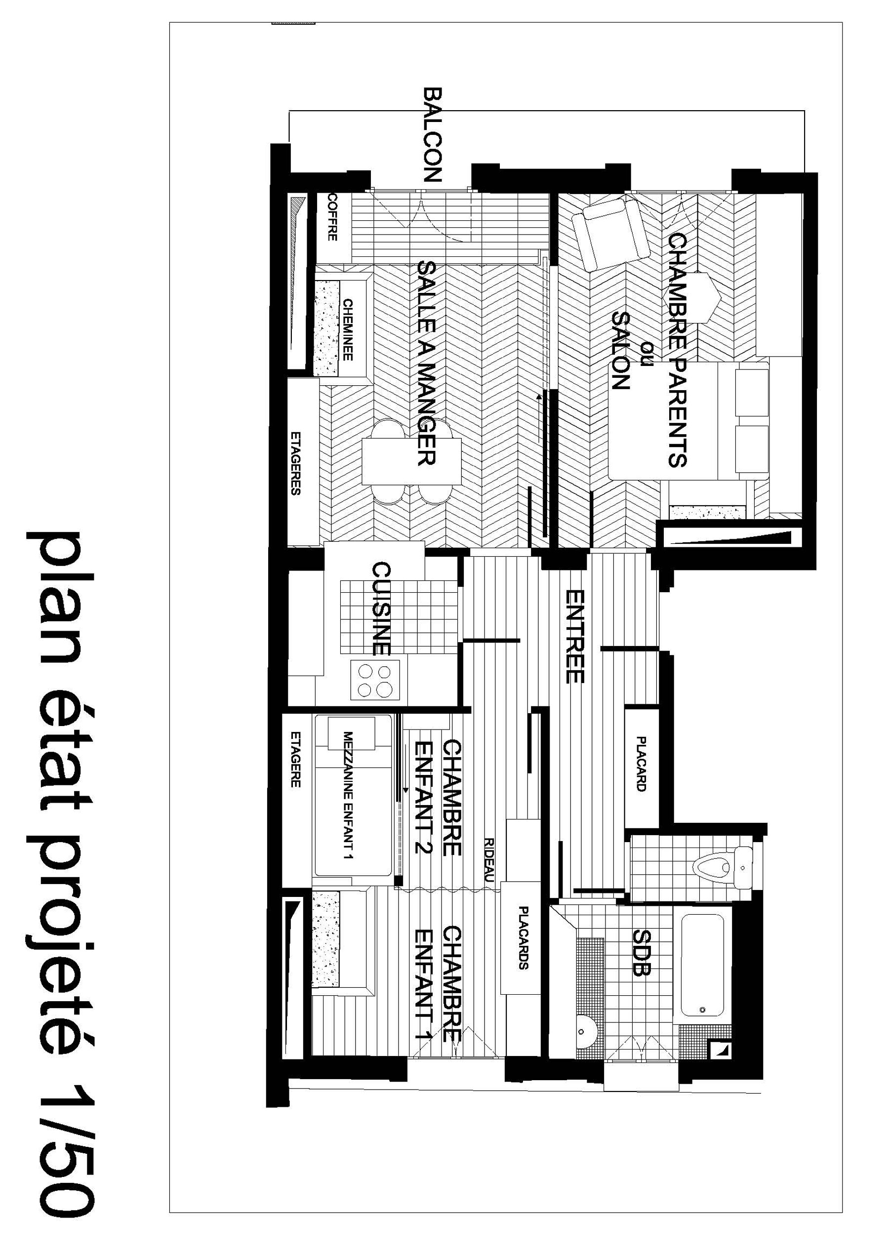 Aménagement intérieur - Appartement par un architecte Archidvisor