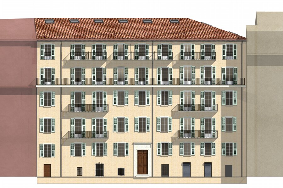 Projet Permis de Construire - Surélévation d'un immeuble à Nice réalisé par un architecte Archidvisor