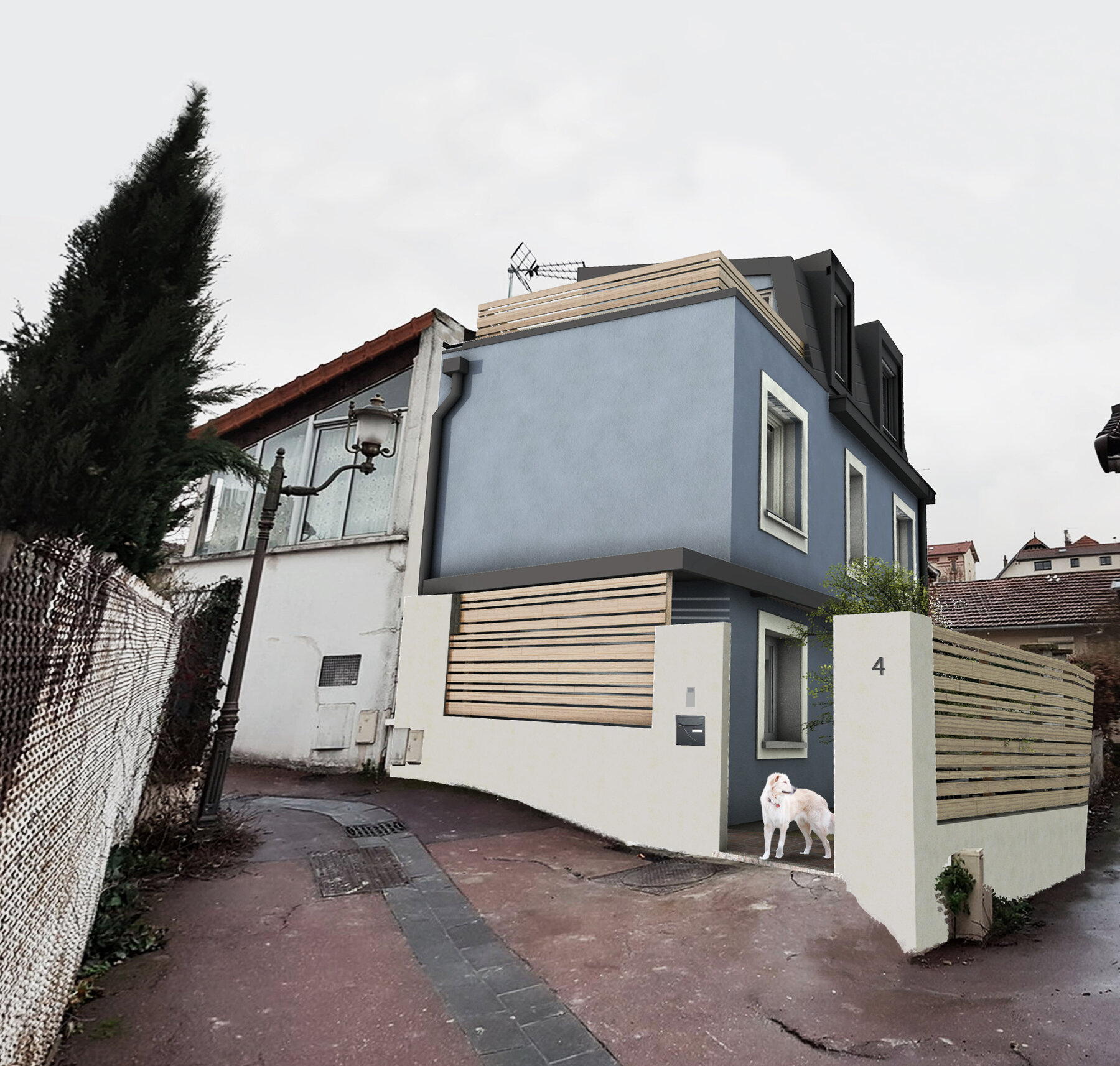 Surélévation - Maison individuelle par un architecte Archidvisor