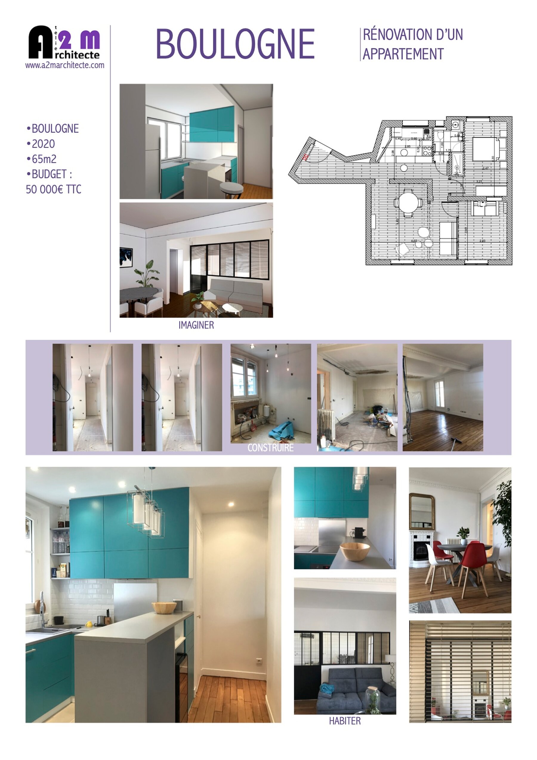 Rénovation - Appartement par un architecte Archidvisor