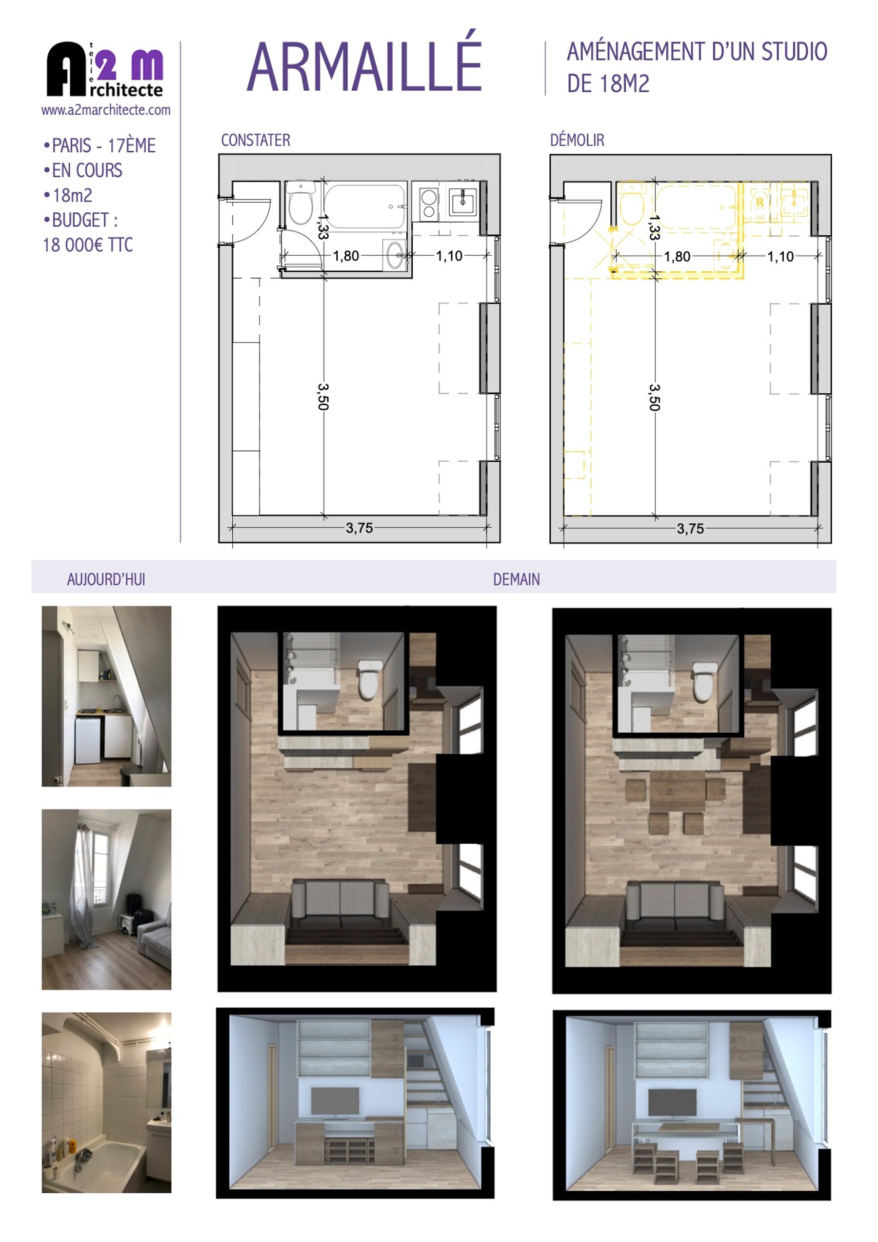 Rénovation - Appartement par un architecte Archidvisor