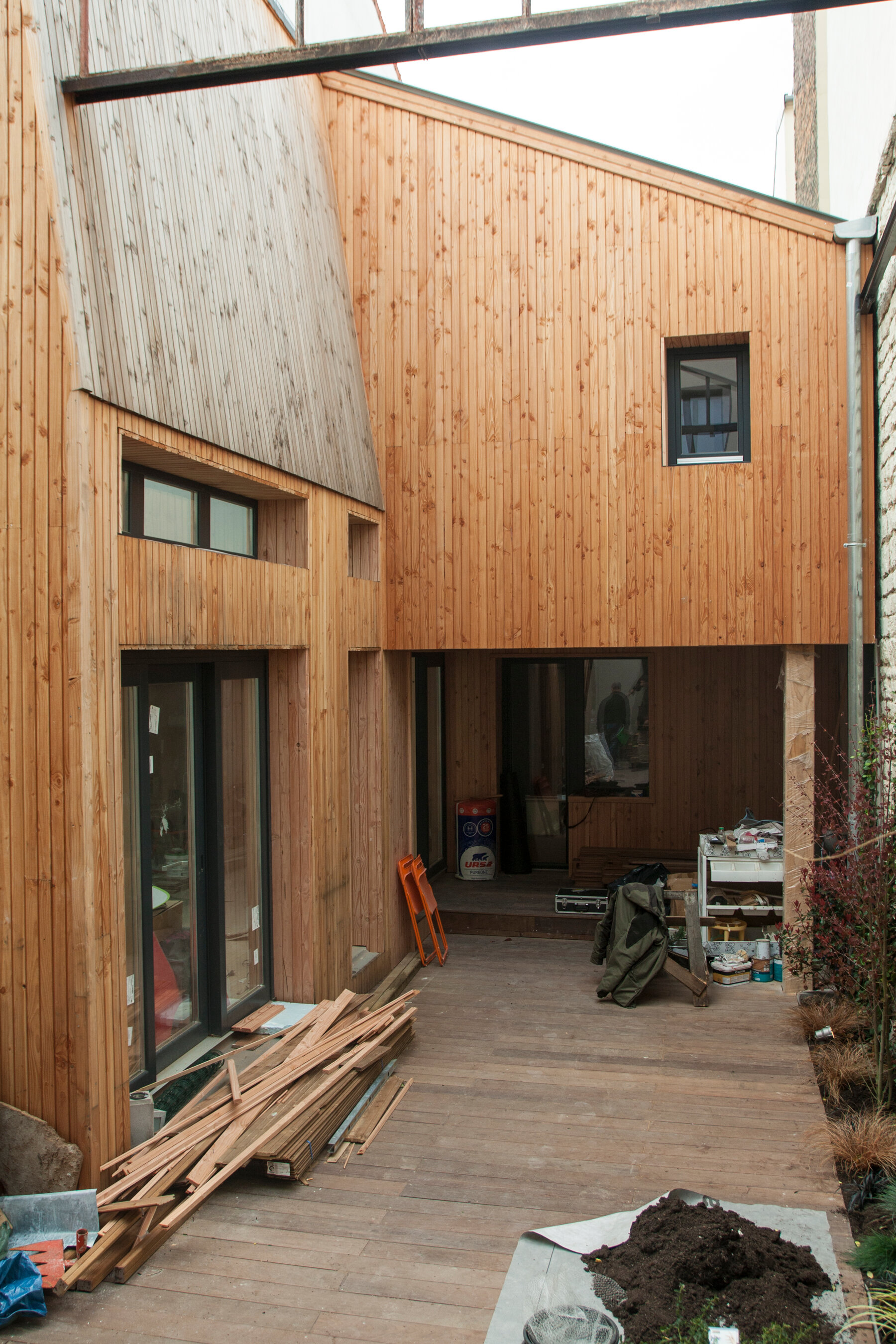 Transformation d'un édifice industriel en habitation