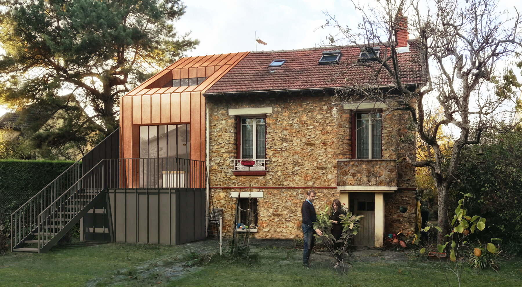 Extension - Maison individuelle par un architecte Archidvisor