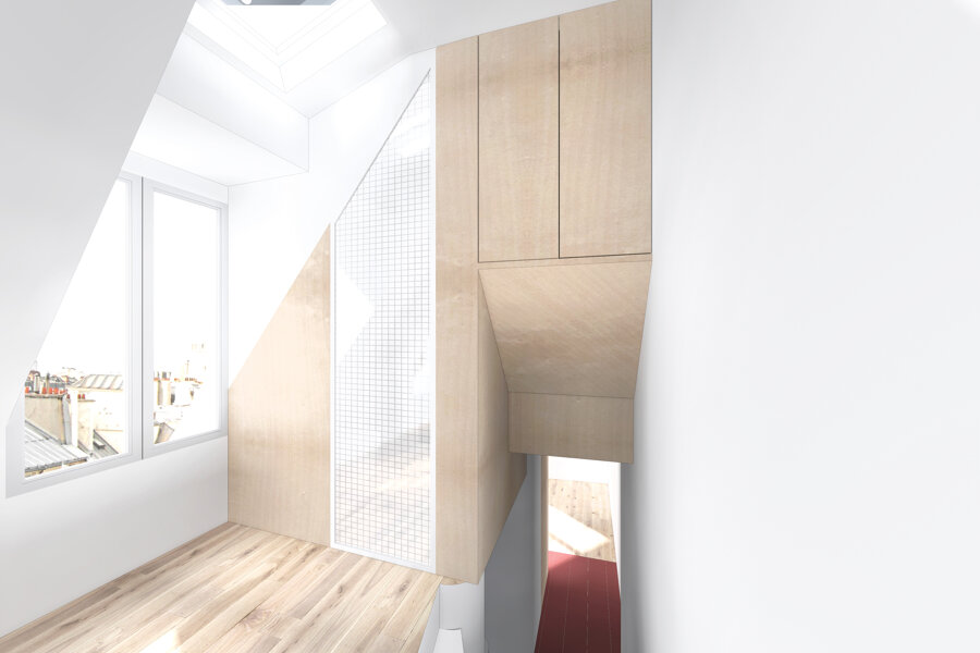 Projet Studio Montorgueil réalisé par un architecte Archidvisor
