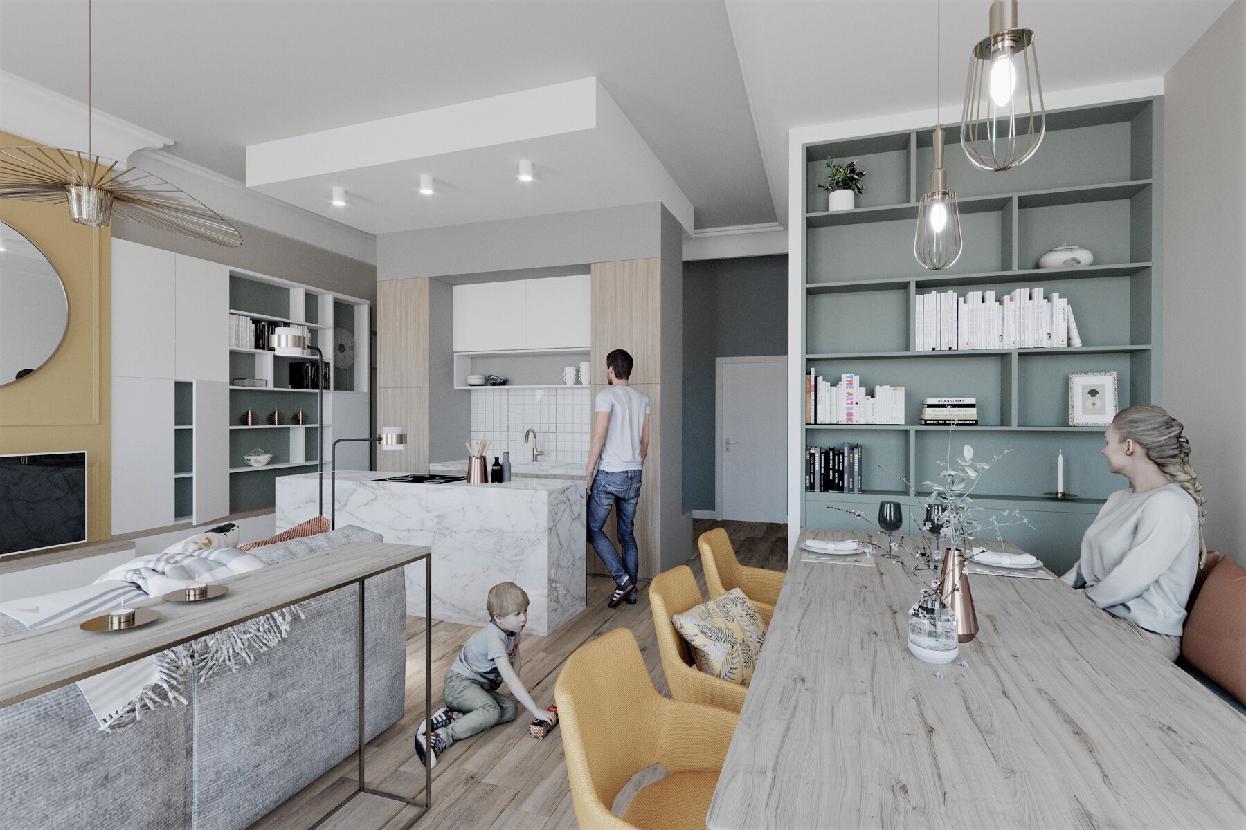 Aménagement intérieur - Appartement par un architecte Archidvisor