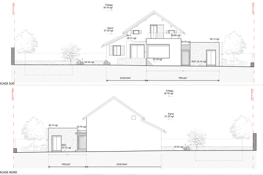 Projet Extension d'une maison à la Pointe Rouge réalisé par un architecte Archidvisor