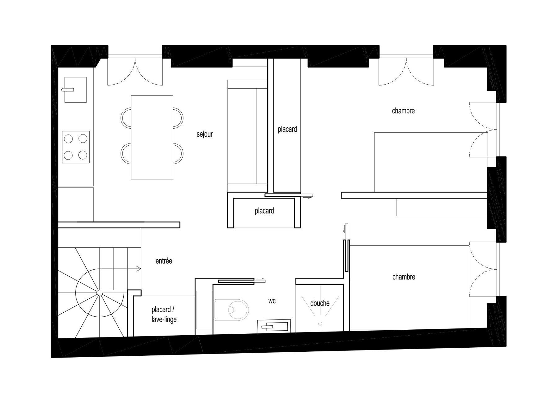 Aménagement intérieur - Appartement par un architecte Archidvisor