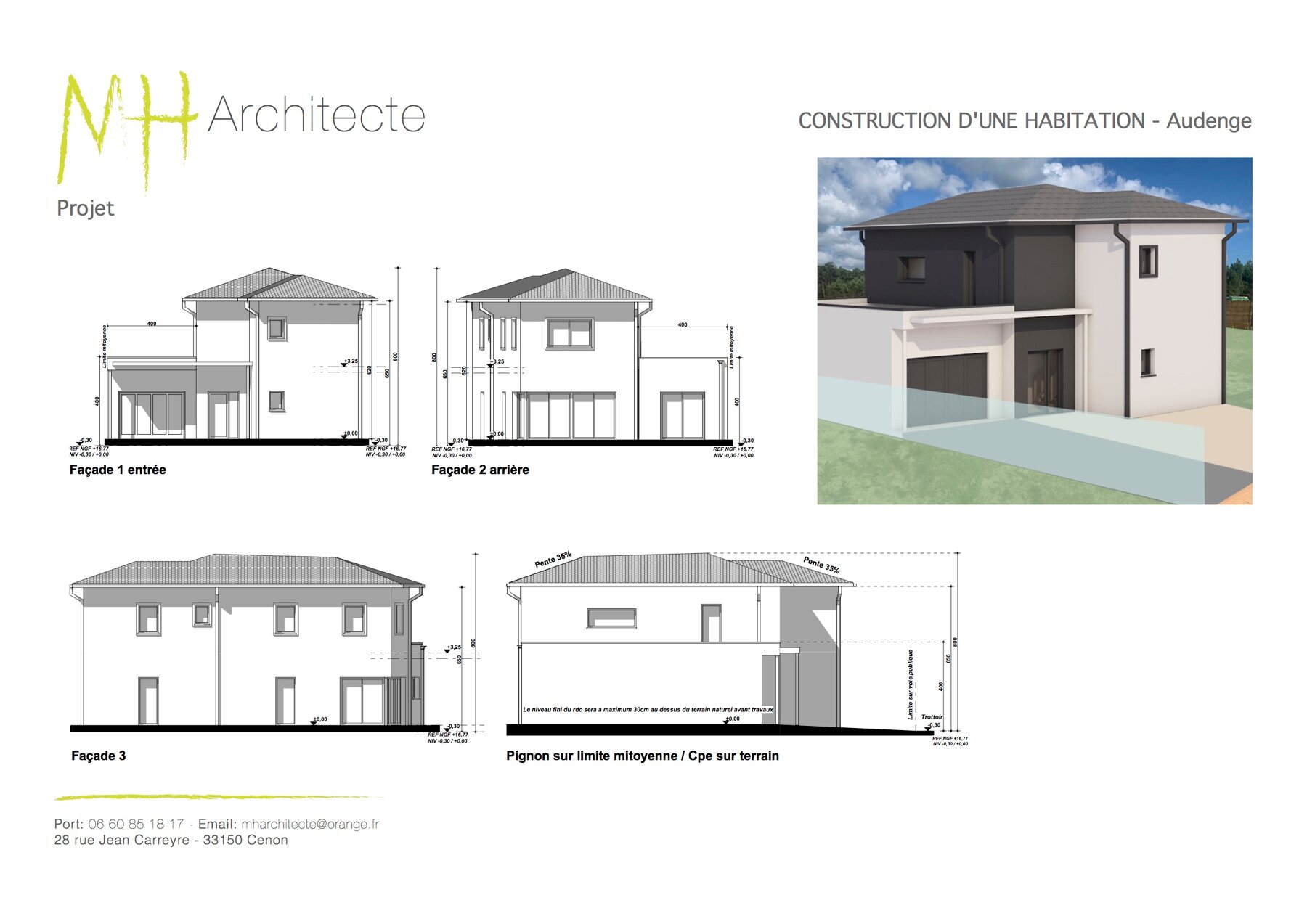 Construction neuve - Maison individuelle par un architecte Archidvisor