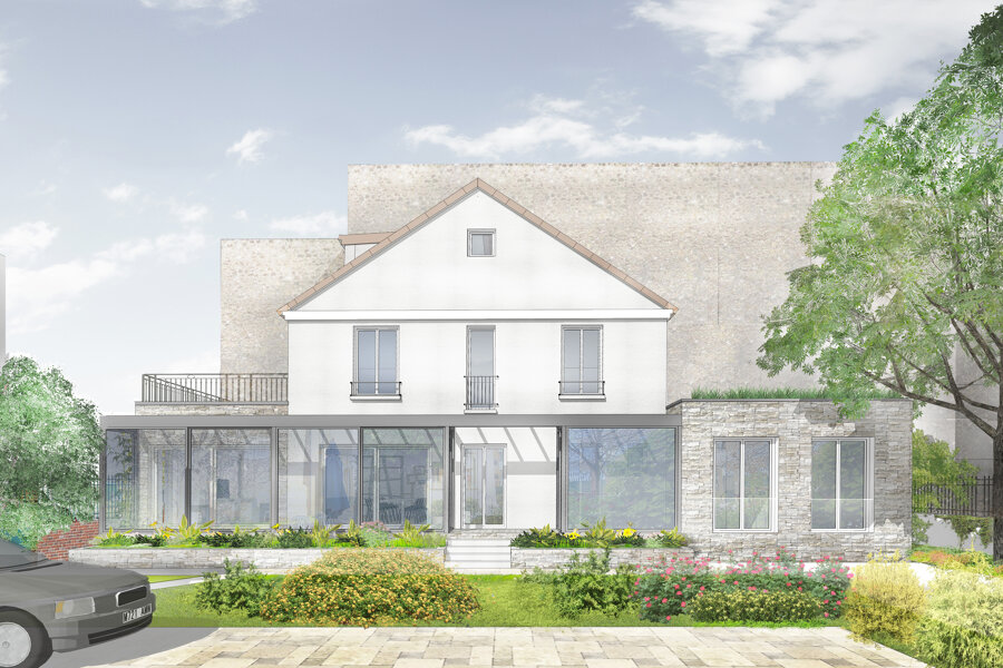 Projet RENOVATION ET EXTENSION D'Maison A Courbevoie réalisé par un architecte Archidvisor