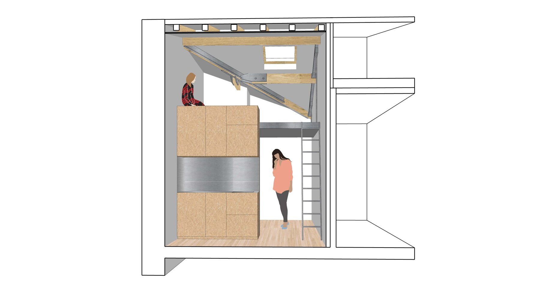 Aménagement intérieur - Appartement par un architecte Archidvisor