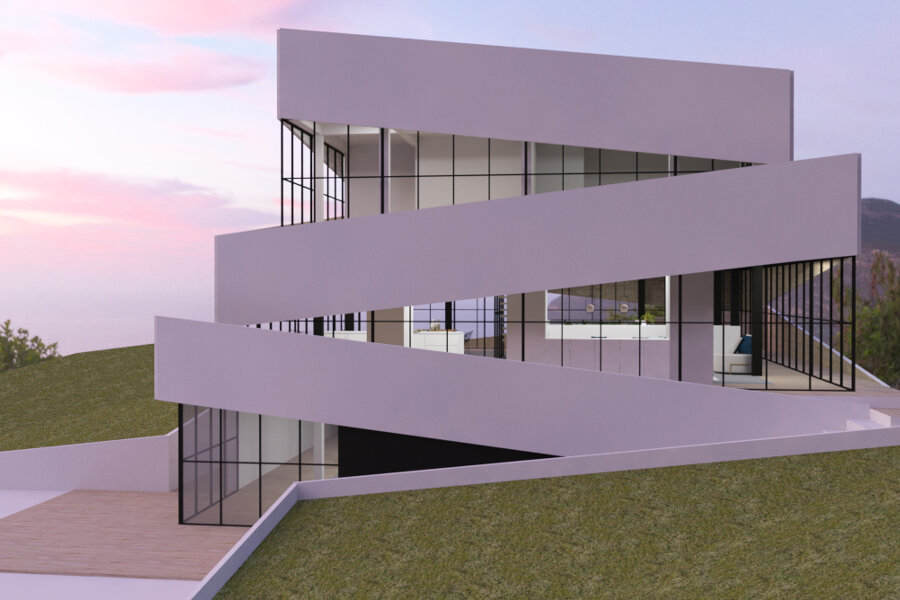 Projet Villa sur la falaise réalisé par un architecte Archidvisor