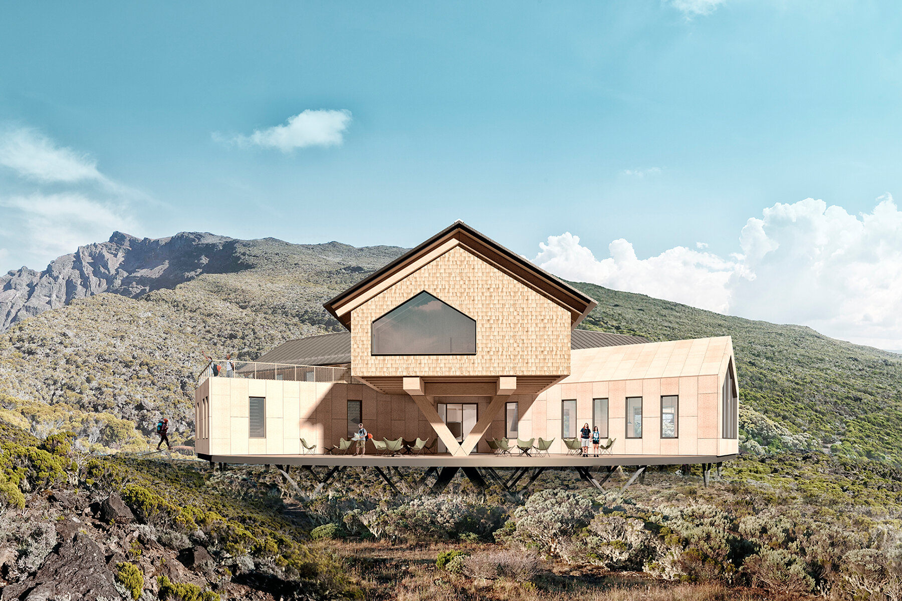 ᐅ Construction neuve à SaintDenis ≡ Gîte Piton des Neiges par Olivier