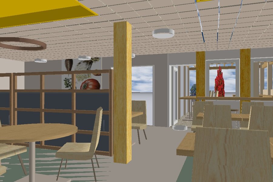 Projet Réaménagement Restaurant entreprise réalisé par un architecte Archidvisor