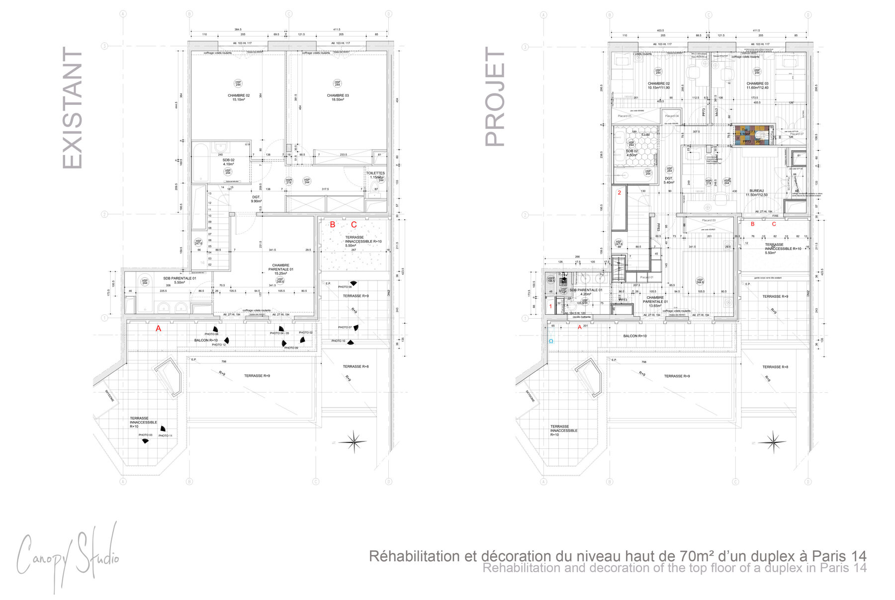 Aménagement intérieur - Appartement par un architecte Archidvisor