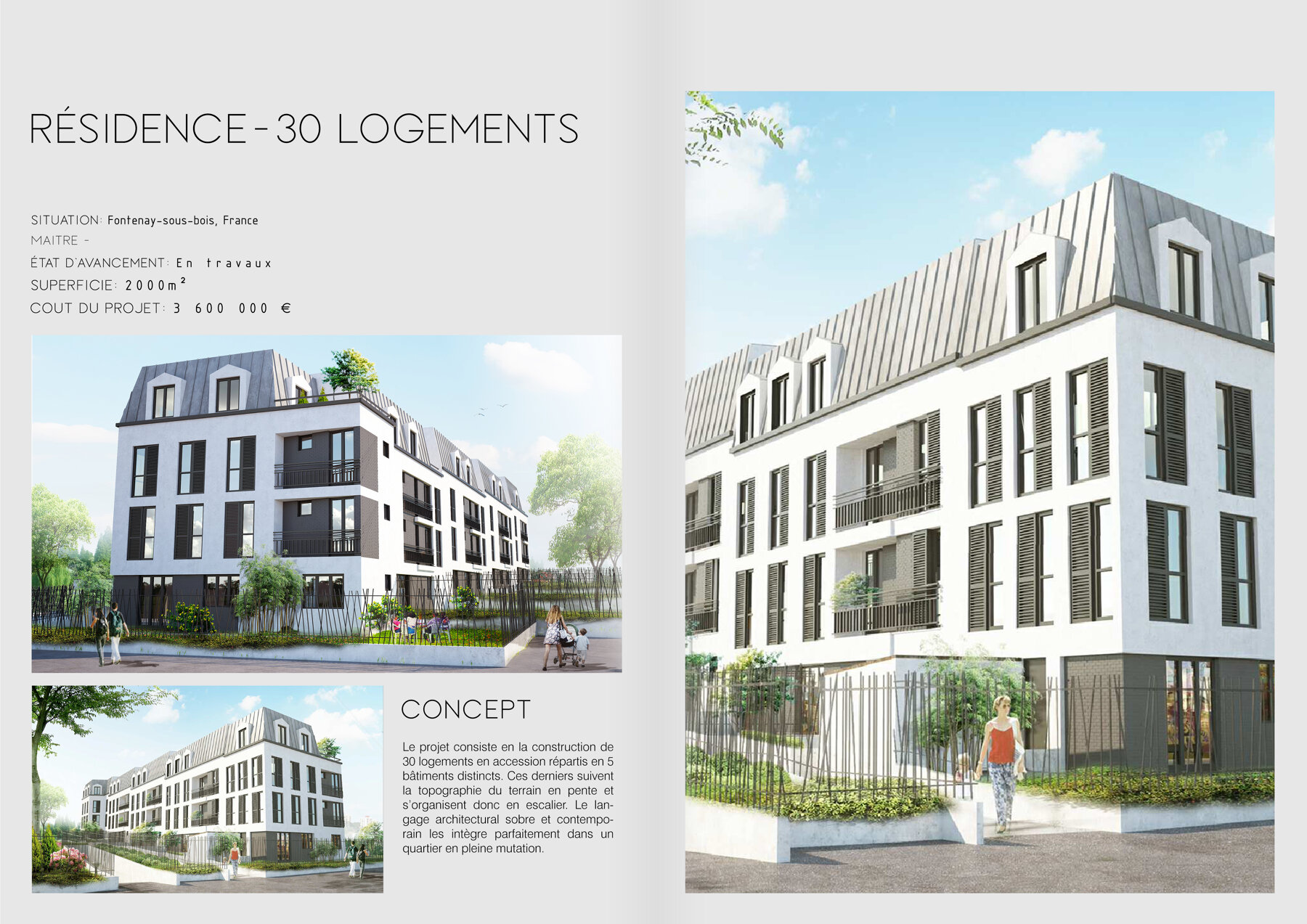 Construction neuve - Logements collectifs par un architecte Archidvisor