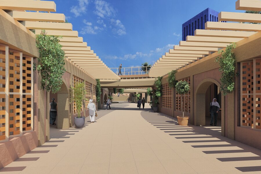 Projet Concours Oasis cultural center réalisé par un architecte Archidvisor