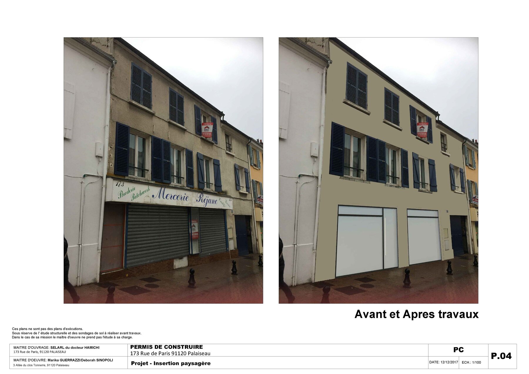 Changement de destination - Equipement de santé par un architecte Archidvisor