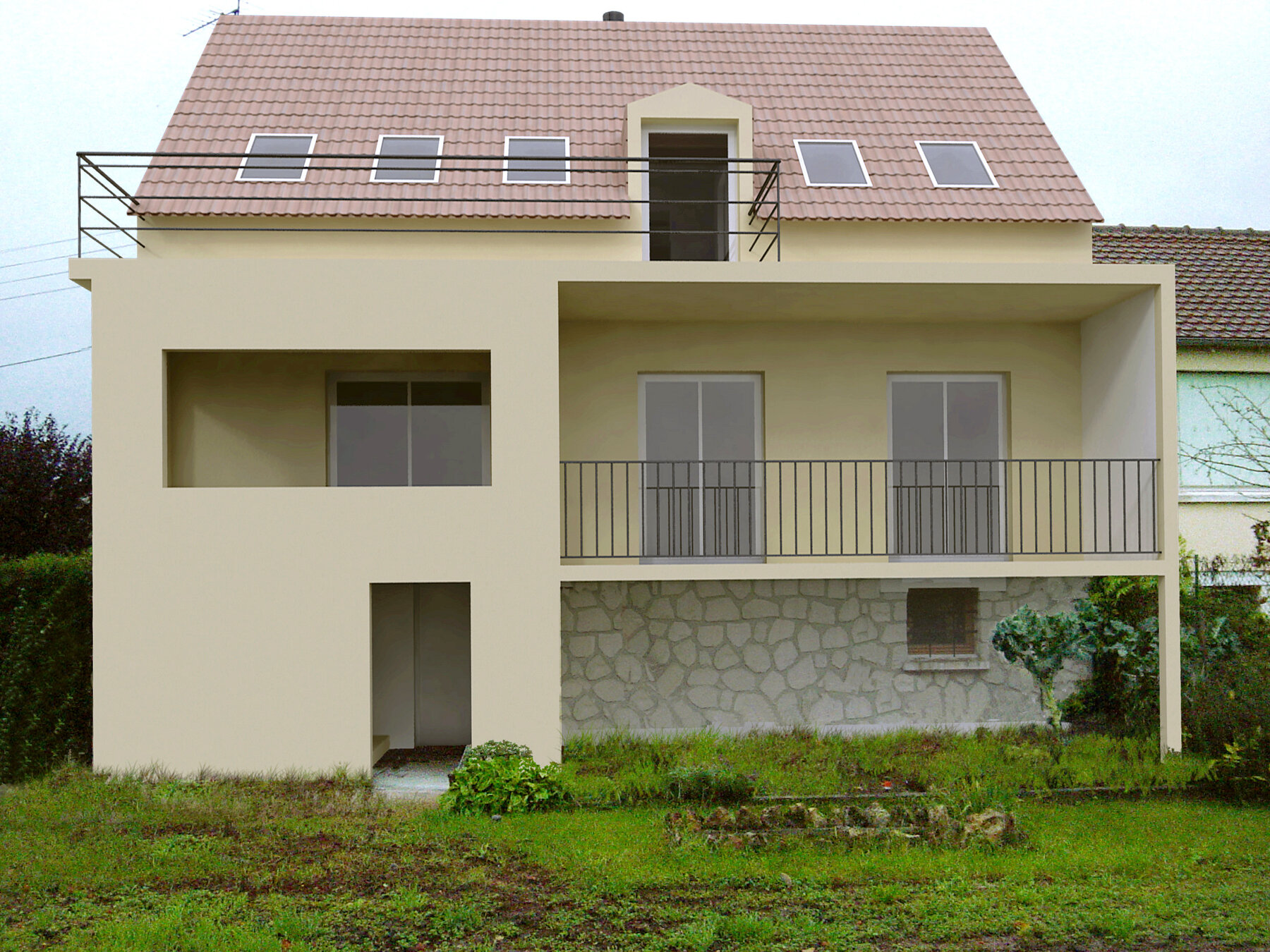 Surélévation - Maison individuelle par un architecte Archidvisor