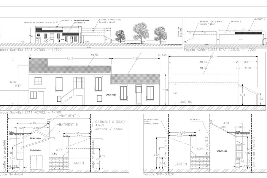 Projet Projet et Permis de Construire pour une EXTENSION de PAVILLION MONTREUIL réalisé par un architecte Archidvisor
