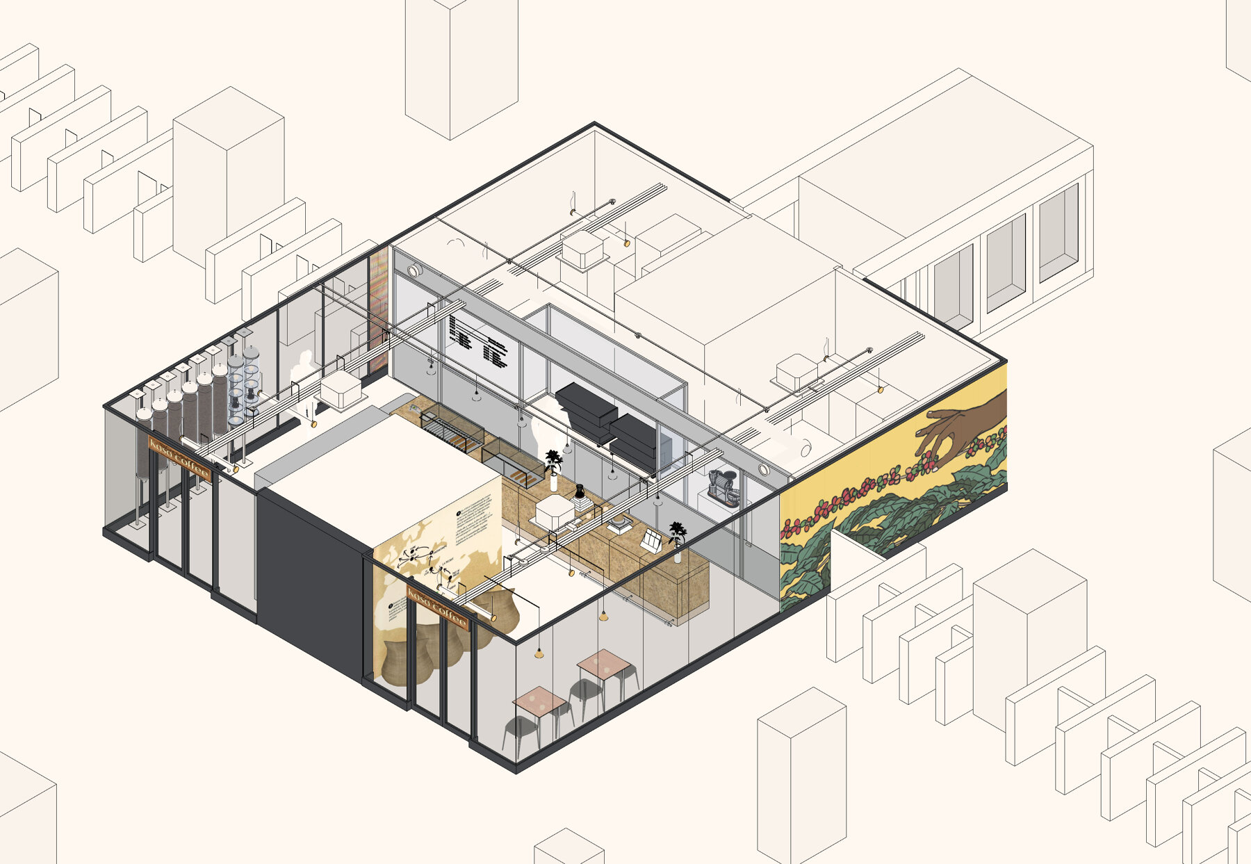 Aménagement intérieur - Restaurant par un architecte Archidvisor