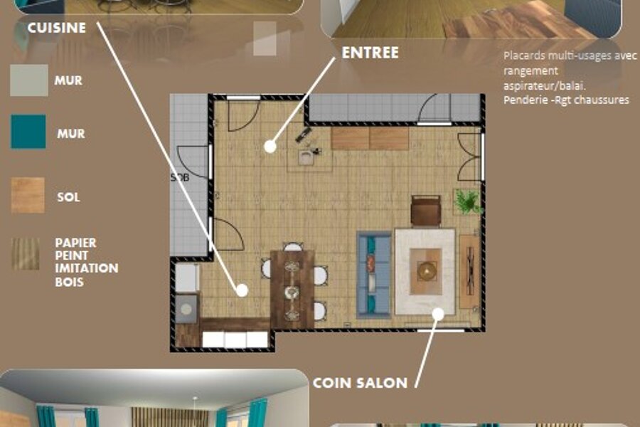 Projet Airbnb réalisé par un architecte d'intérieur Archidvisor