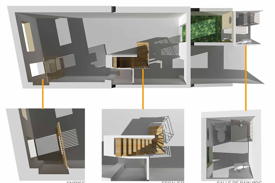 Projet Aménagement/surélévation d'une maison individuelle réalisé par un architecte Archidvisor