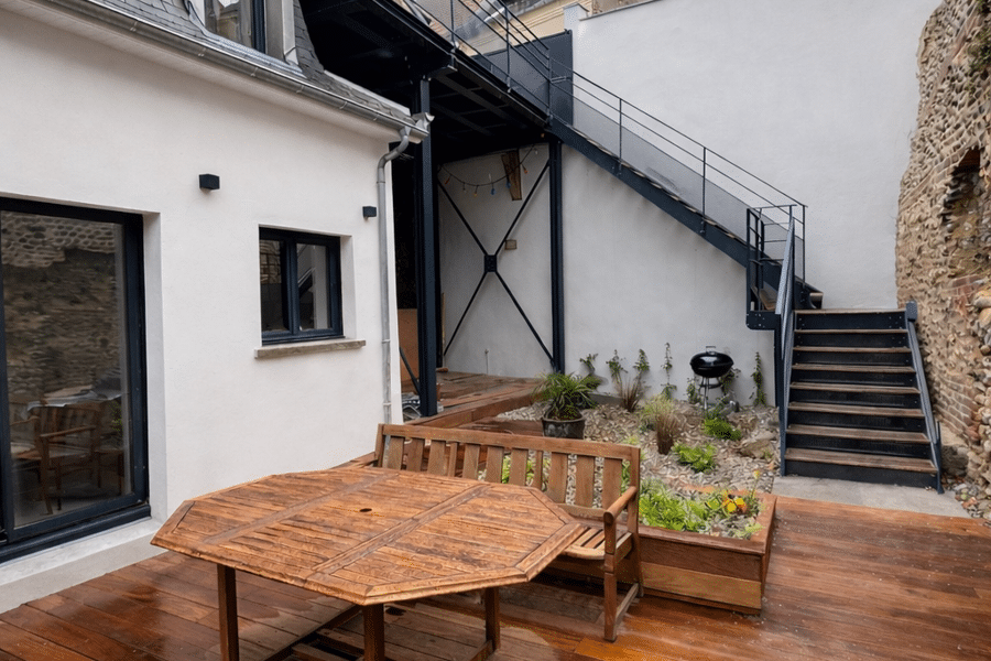 Projet Maison en torchis et commerce réalisé par un architecte Archidvisor