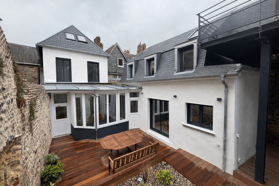 Projet Maison en torchis et commerce réalisé par un architecte Archidvisor