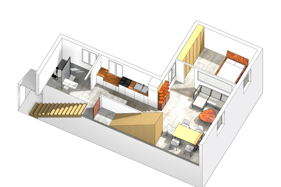 Projet JEAN JAURÈS réalisé par un architecte Archidvisor