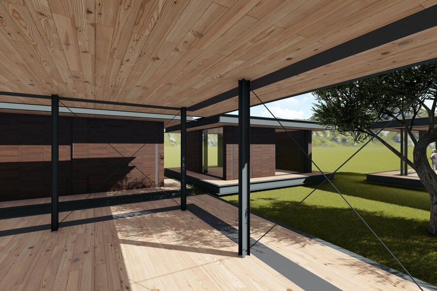Projet maison bois préfabriquée réalisé par un architecte Archidvisor