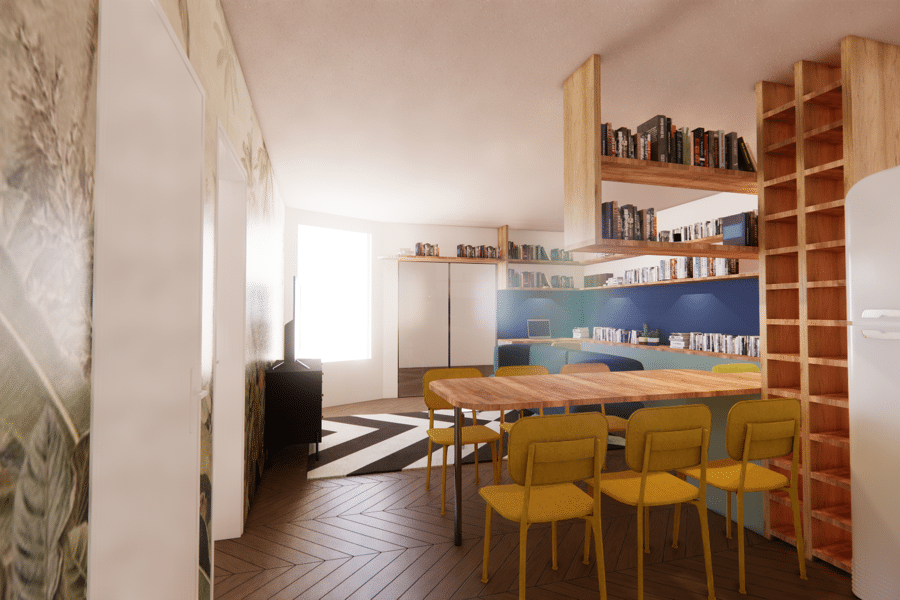 Projet Aménagement d'un salon réalisé par un architecte d'intérieur Archidvisor