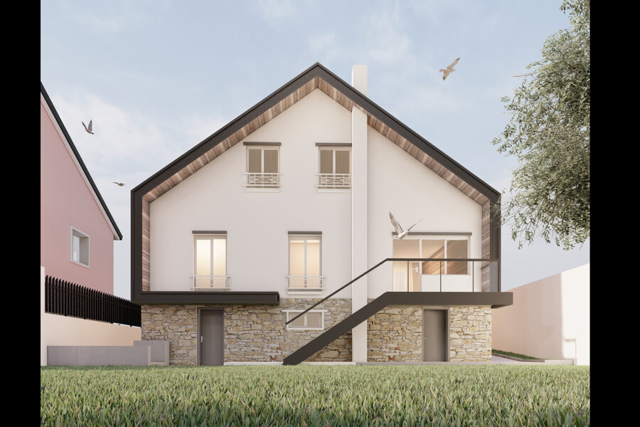 Projet Extension surelevation d'une maison individuelle réalisé par un architecte Archidvisor