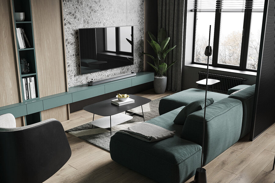 Projet Appartement - Living room - Paris réalisé par un architecte d'intérieur Archidvisor