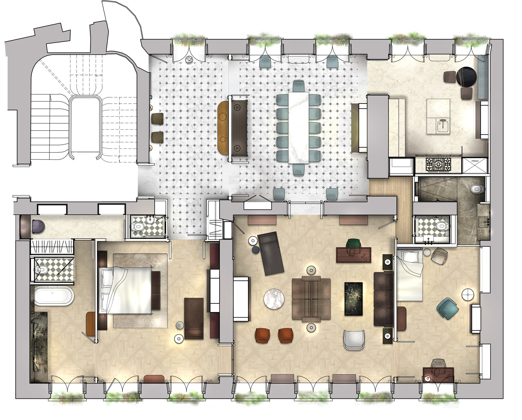 Aménagement intérieur - Appartement par un architecte d'intérieur Archidvisor