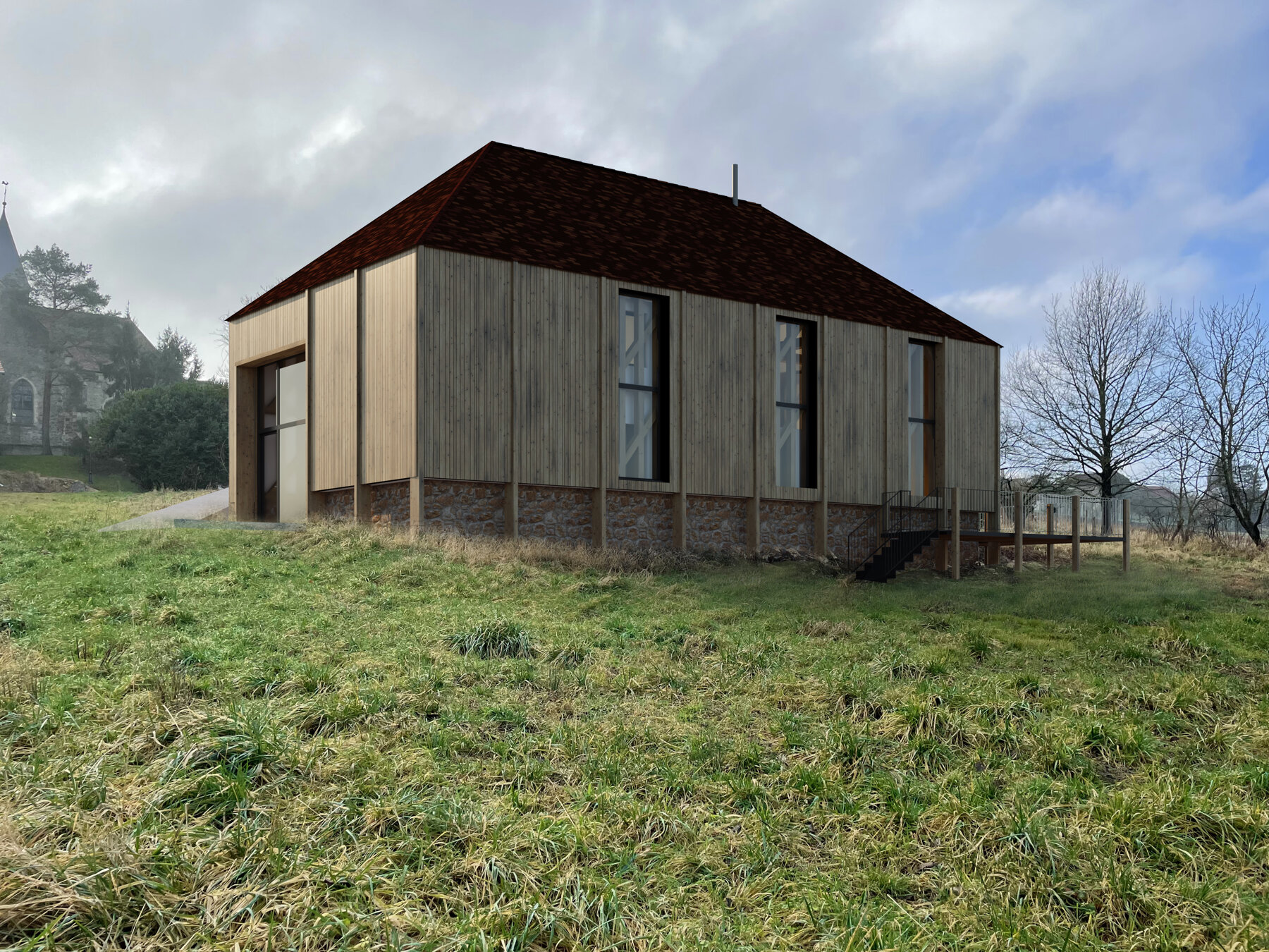 Changement de destination - Bâtiment agricole par un architecte Archidvisor