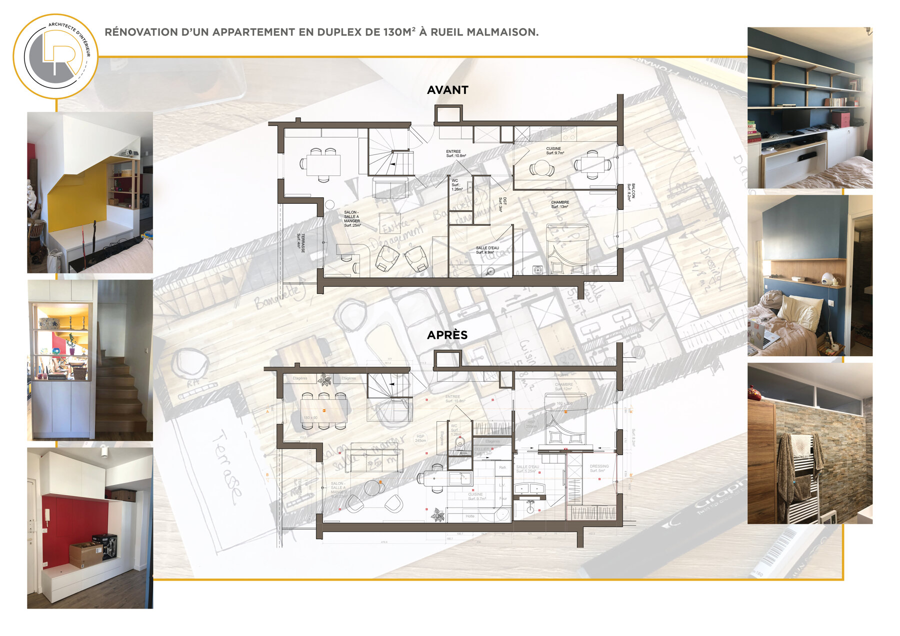 Rénovation - Appartement par un architecte d'intérieur Archidvisor