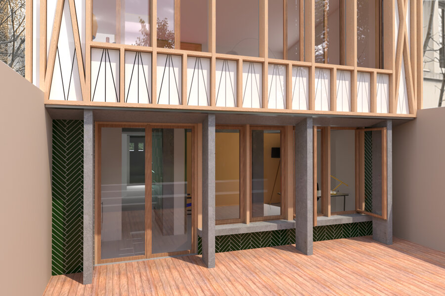 Projet BIREME -  Extension sur jardin d'une maison nantaise réalisé par un architecte Archidvisor