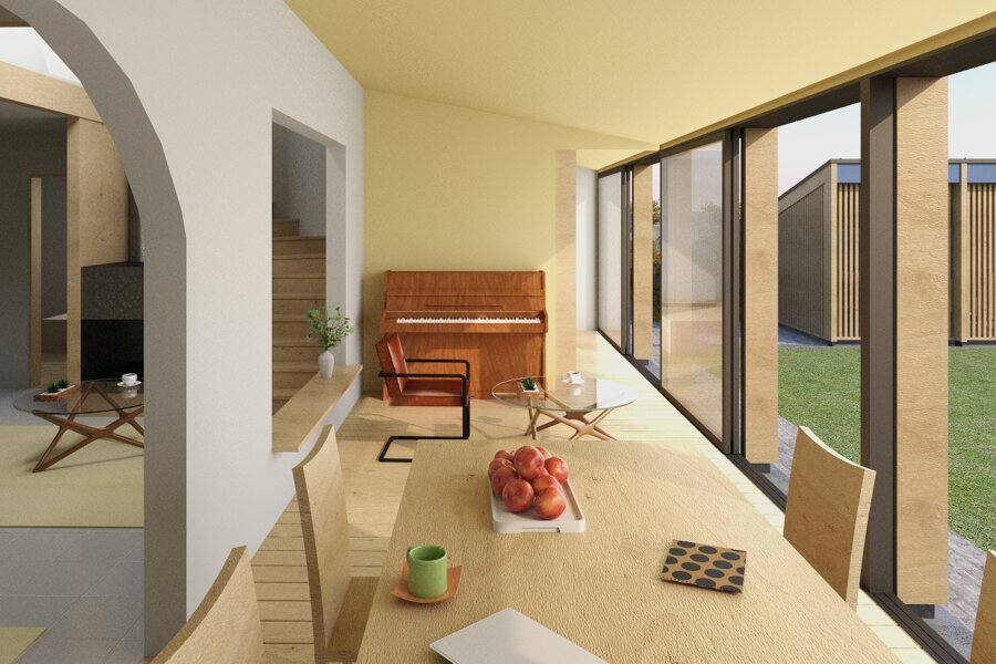 Projet ARCA LITORALIS - Réhabilitation et extension d'une maison individuelle réalisé par un architecte Archidvisor