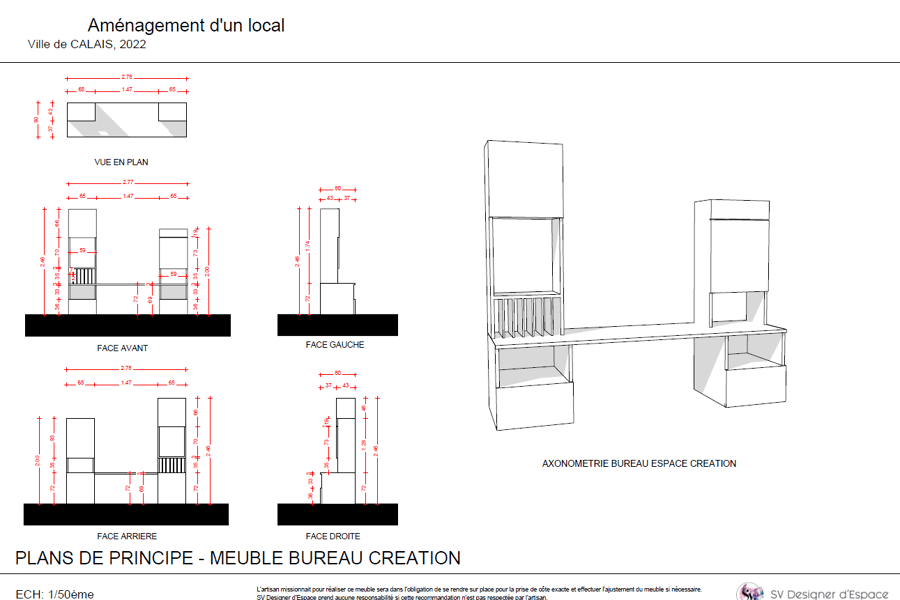Projet Conception de meubles réalisé par un architecte d'intérieur Archidvisor