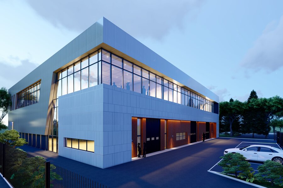 Projet Construction entrepôt et bureaux réalisé par un architecte Archidvisor