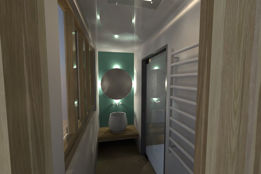 Projet Salle de bain chambre invités réalisé par un architecte d'intérieur Archidvisor