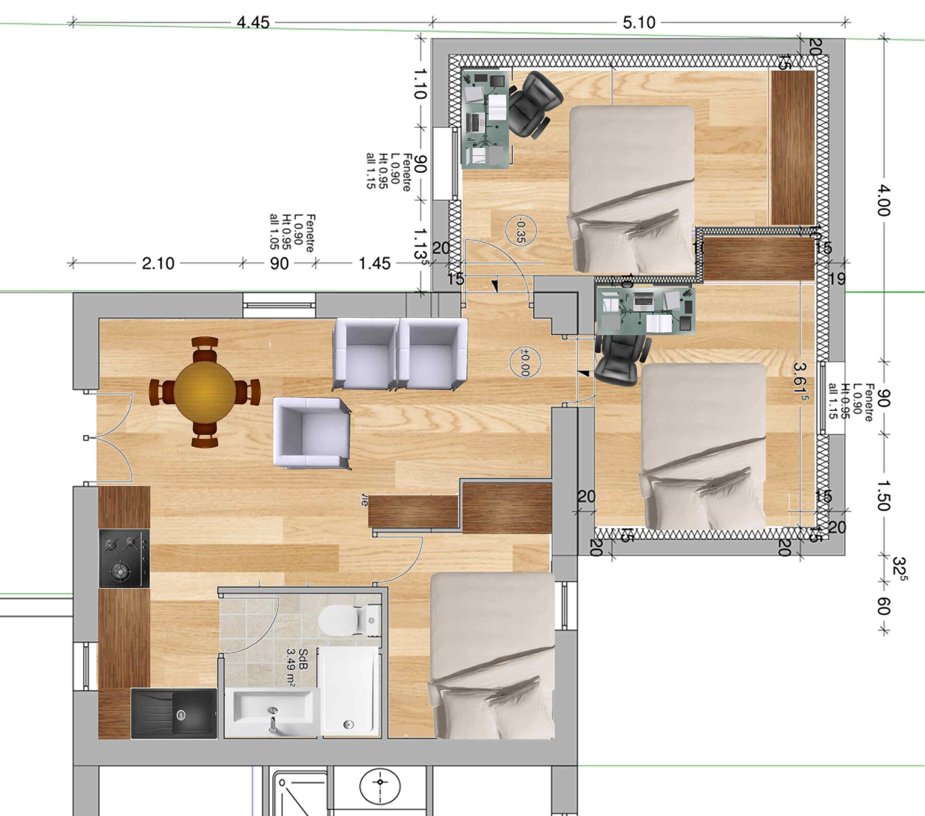 Extension - Maison individuelle par un architecte d'intérieur Archidvisor