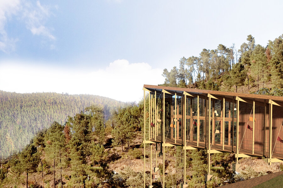 Projet Salle de yoga en surplomb de vallée réalisé par un architecte d'intérieur Archidvisor