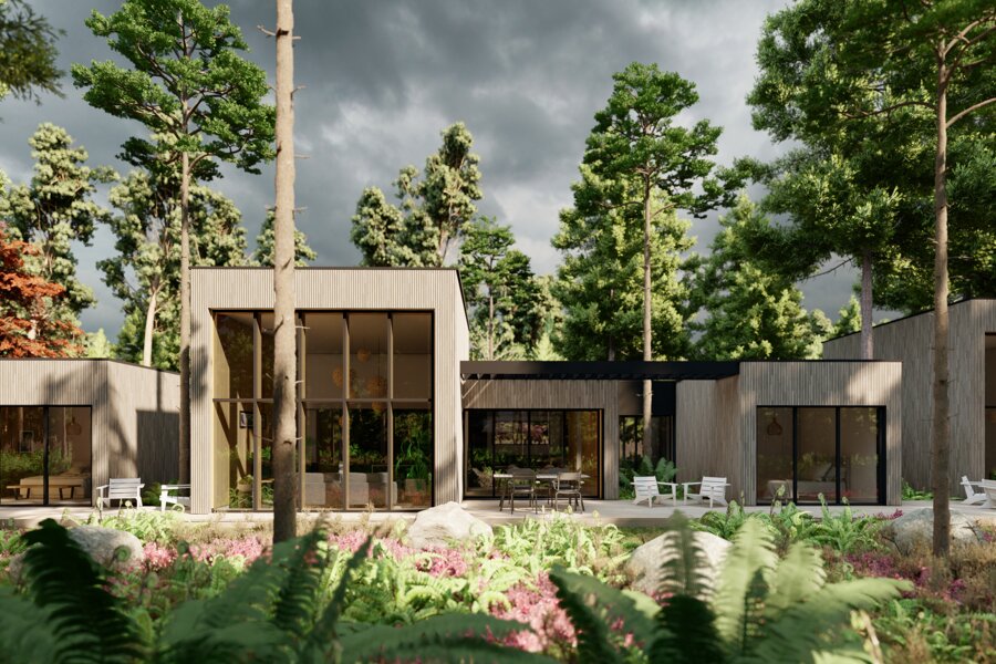 Projet Maison Ossature Bois NOISY SUR ECOLE réalisé par un architecte Archidvisor