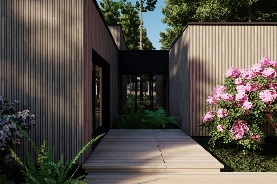 Projet Maison ossature bois NOISY SUR ECOLE réalisé par un architecte Archidvisor