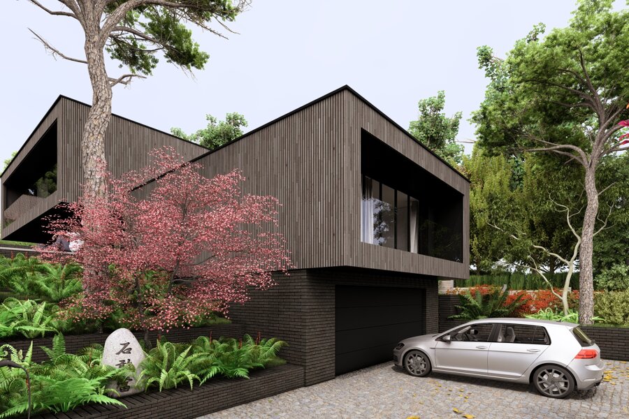 Projet Maison ossature bois - Verrières le Buisson réalisé par un architecte Archidvisor