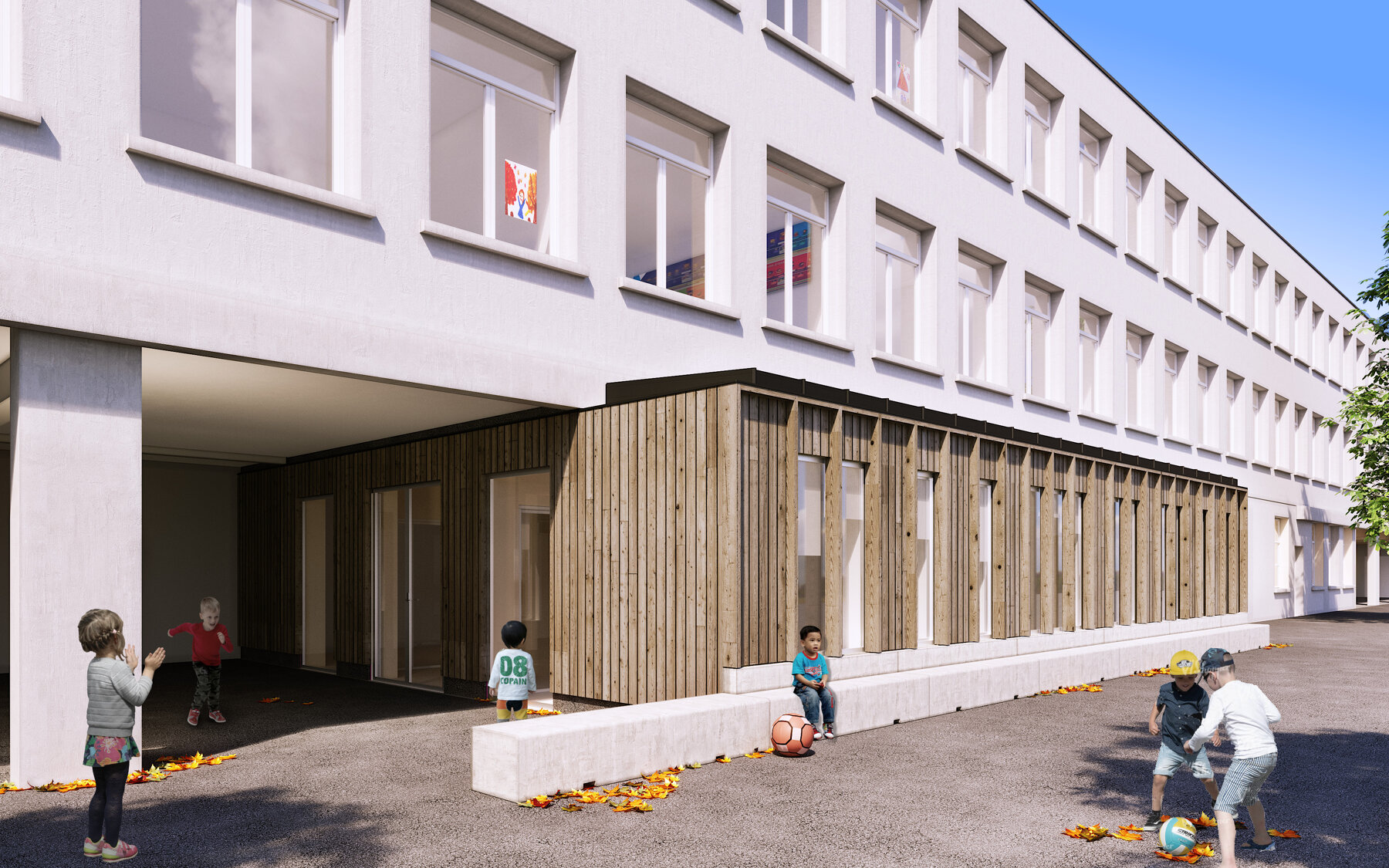 Extension - Equipement éducatif par un architecte Archidvisor