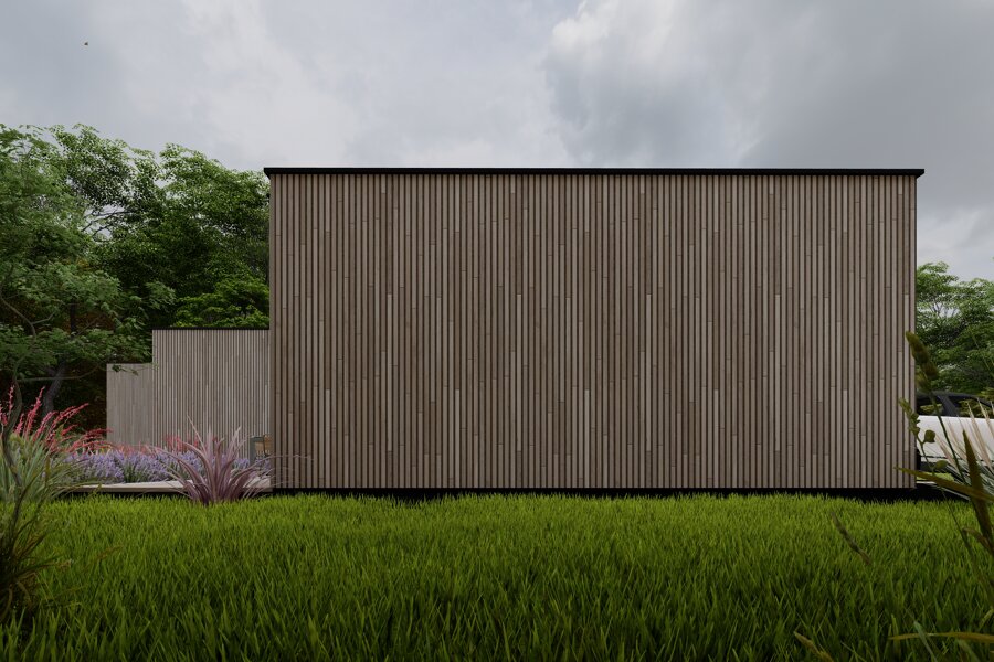 Projet Maison ossature bois  _ Lamorlay réalisé par un architecte Archidvisor