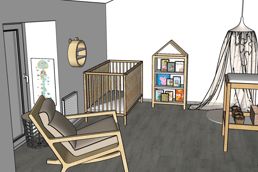 Projet Chambre bébé réalisé par un décoratrice Archidvisor